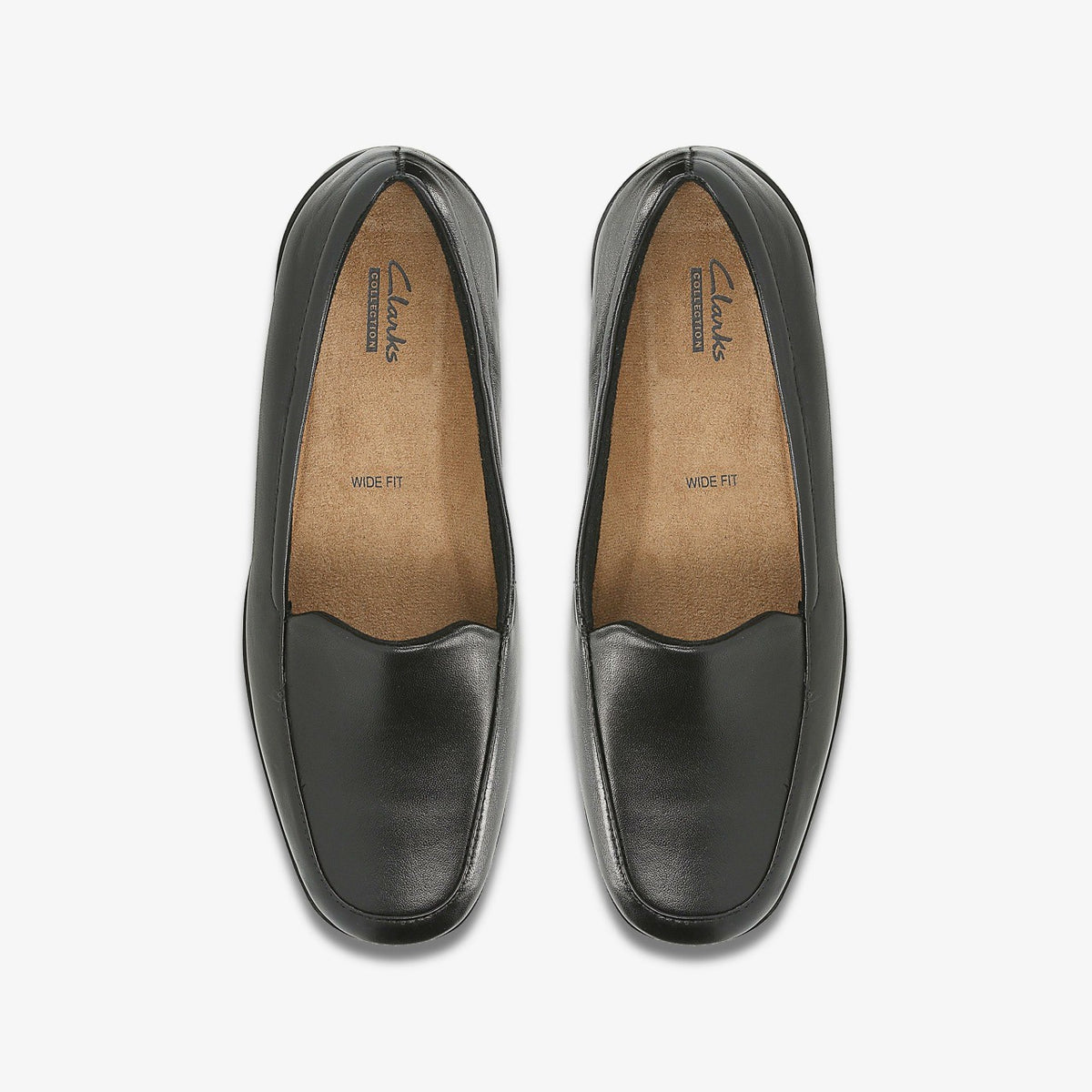 Georgia Loafer Black Leather - Clarks Women