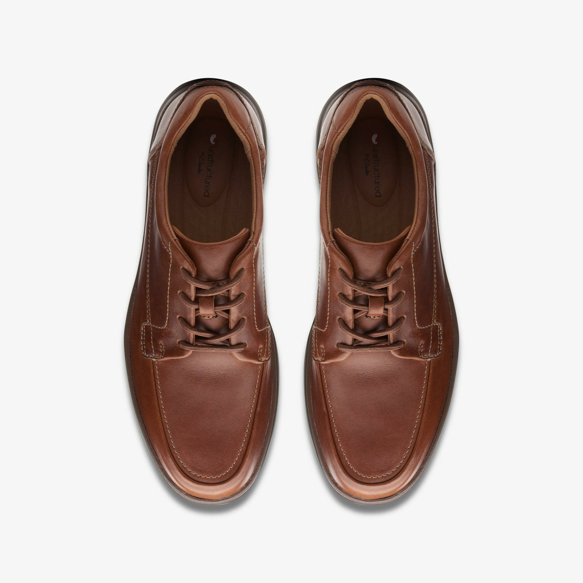 Un Abode Ease Dark Tan Leather - Clarks Men