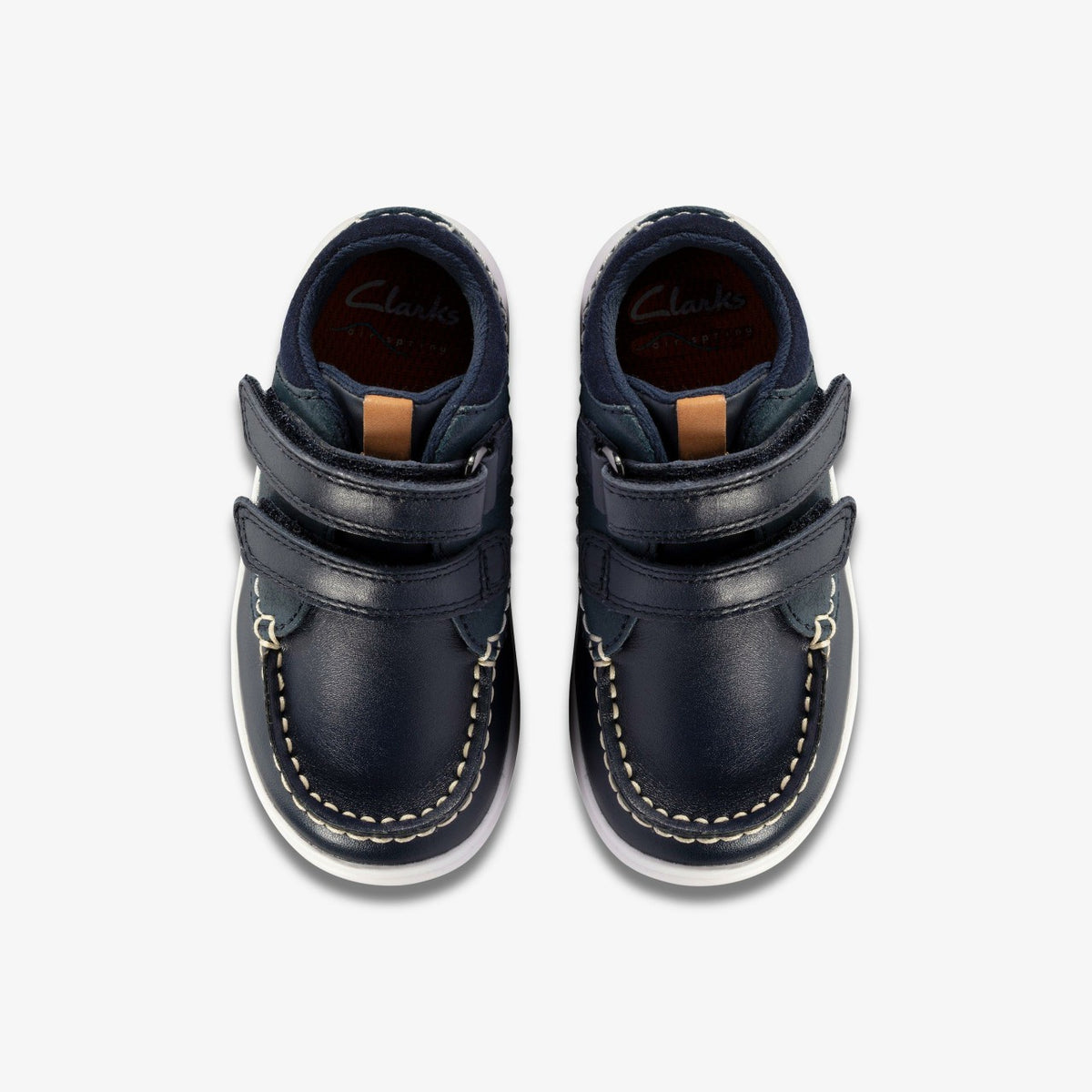 Crest Tuktu Toddler Navy Leather - Clarks Kids