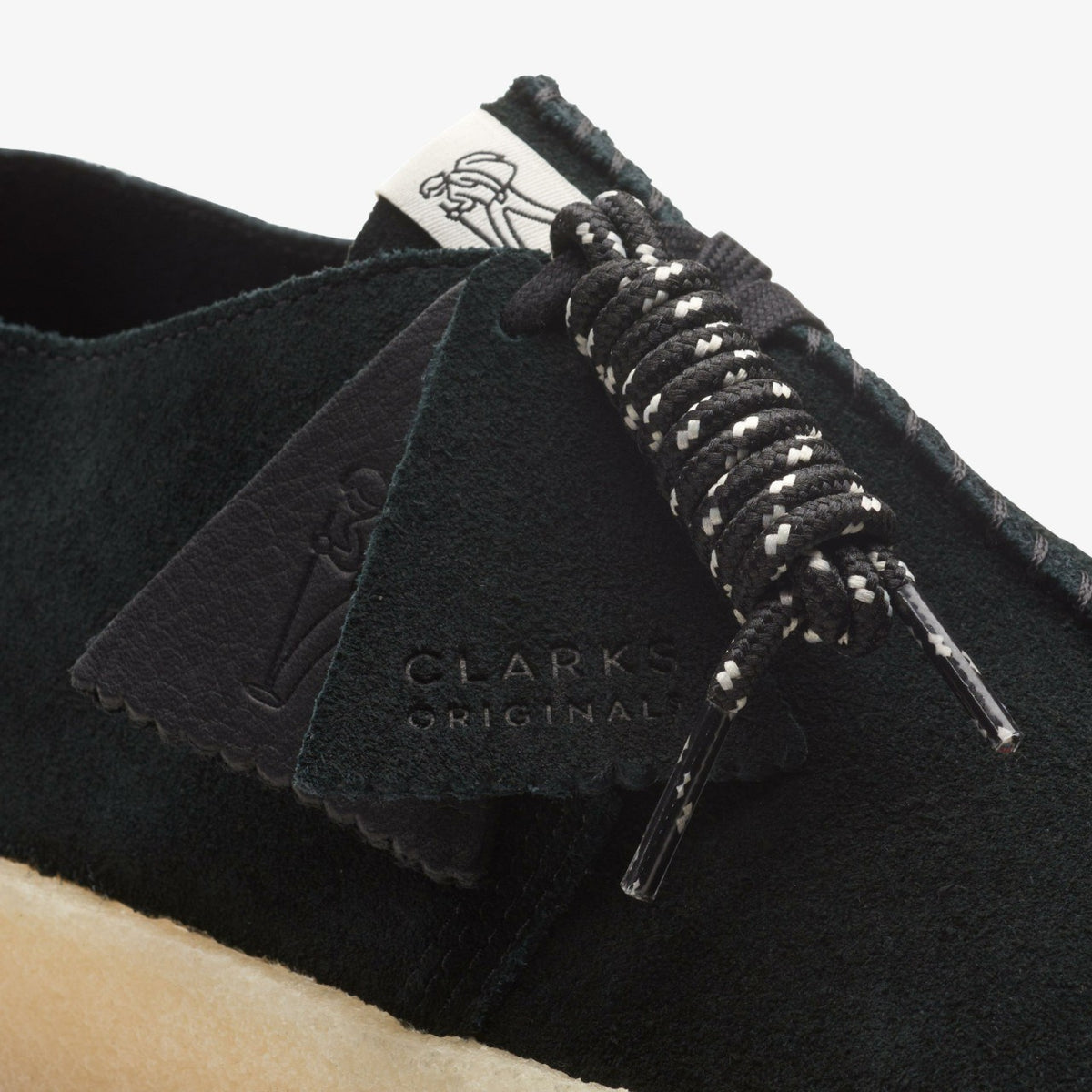 Trek Cup Black Suede - Clarks Men