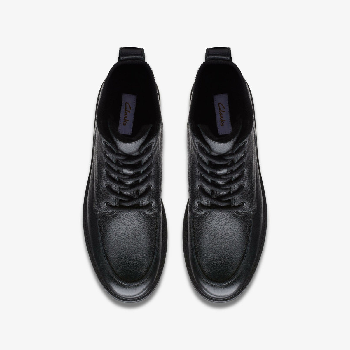 Orianna Mid Black Warmlined Leather - Clarks Women
