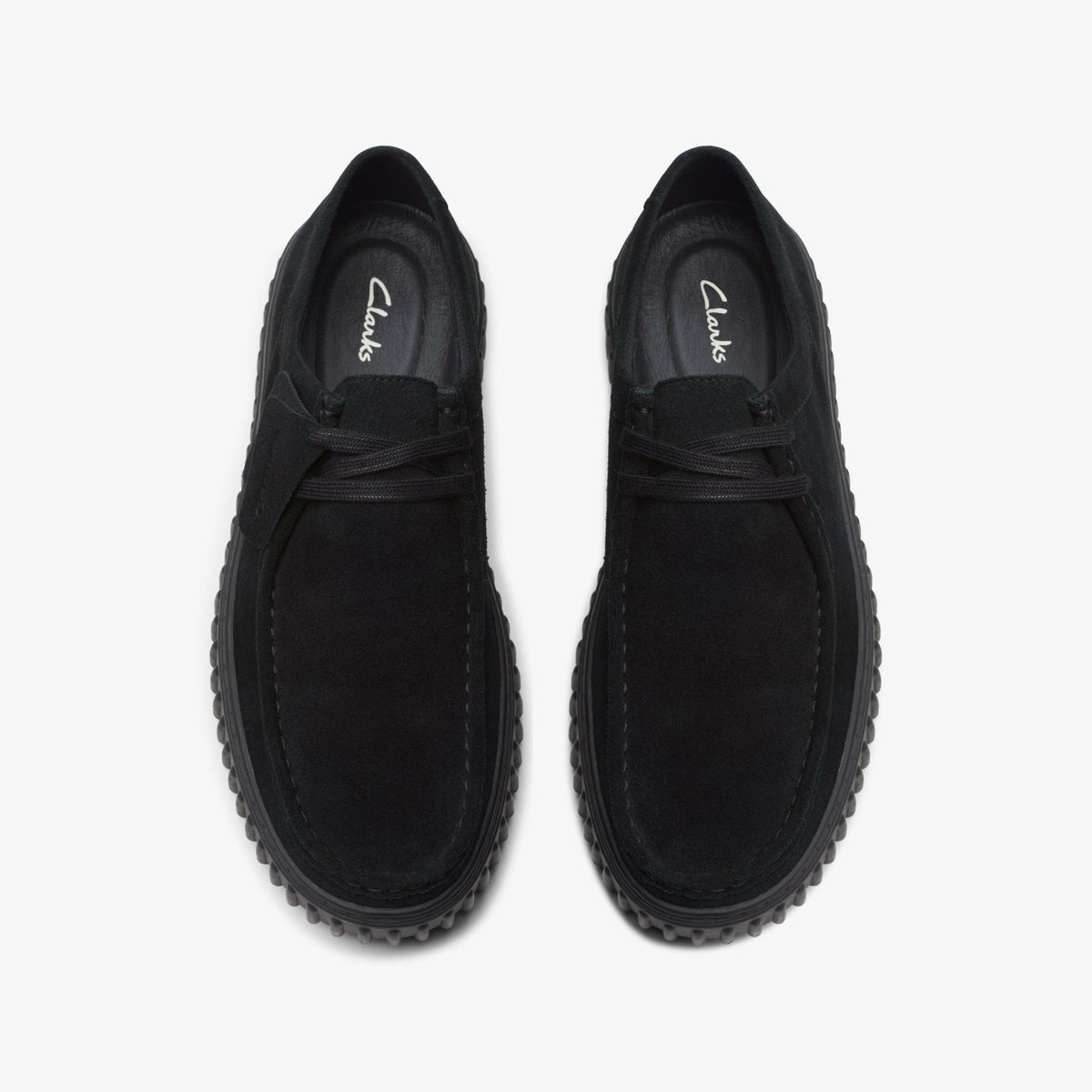 Torhill Lo Black Suede - Clarks Men