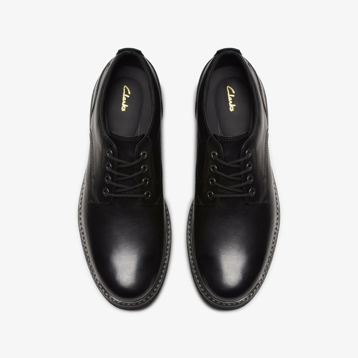 Batcombe Tie Black Leather - Clarks Men