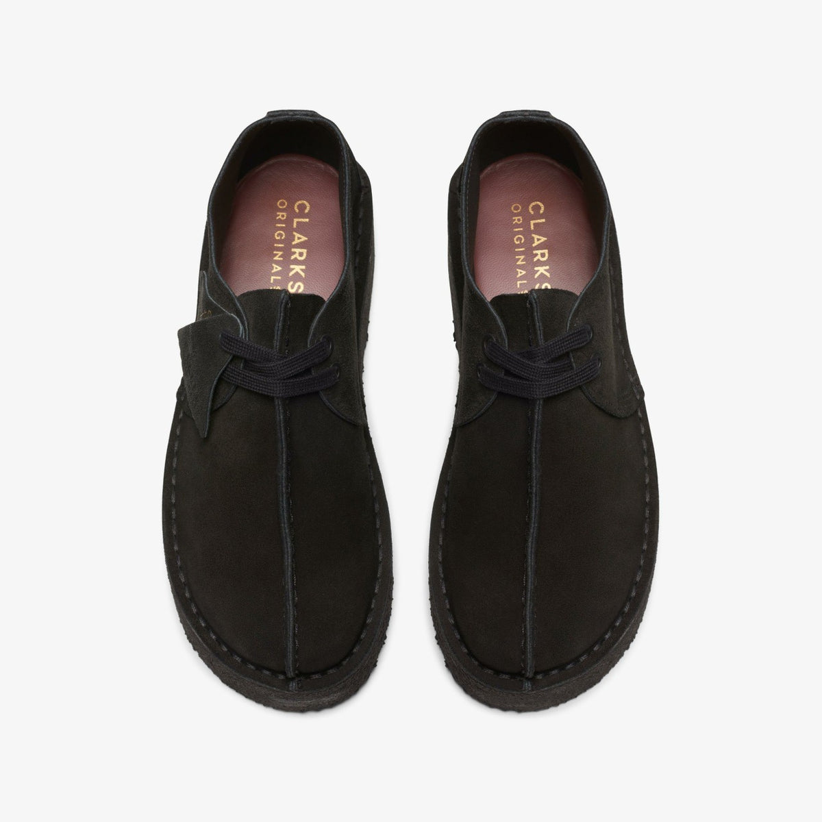 Trek Wedge Black Suede - Clarks Women