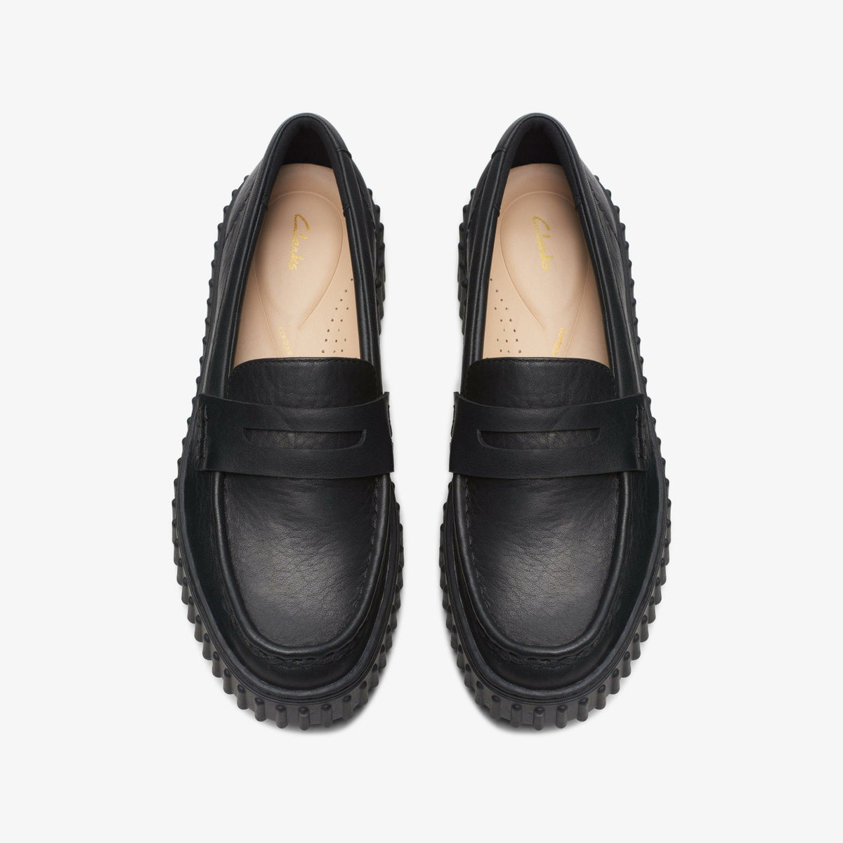Torhill Penny Loafer Black Leather - Clarks Women