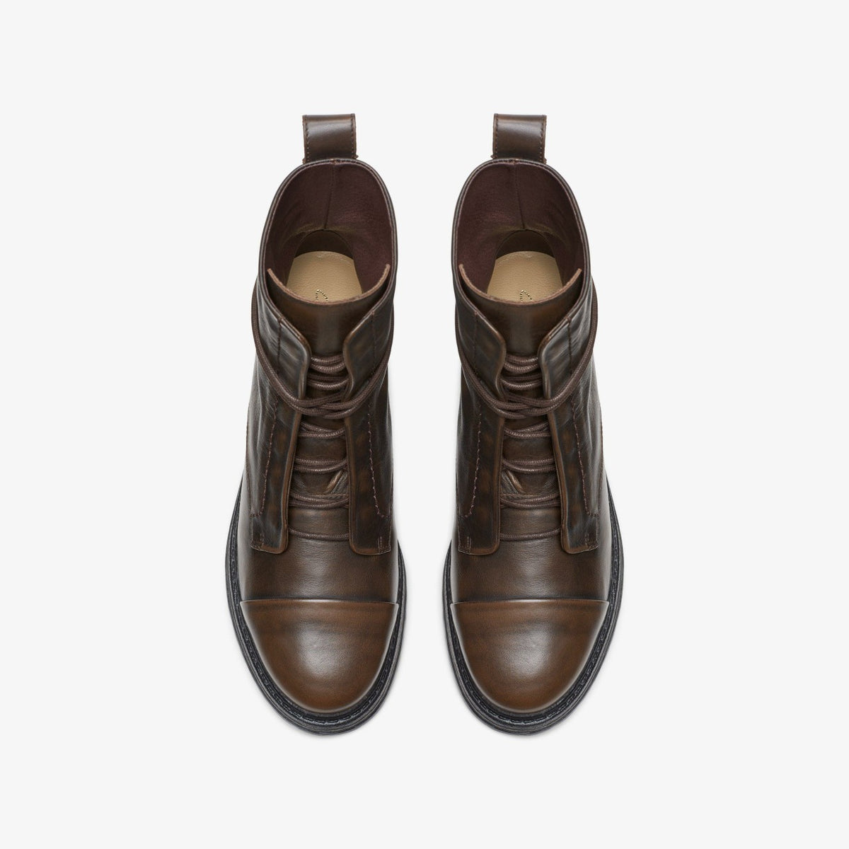 Rixley Lace Dark Brown Leather - Clarks Women