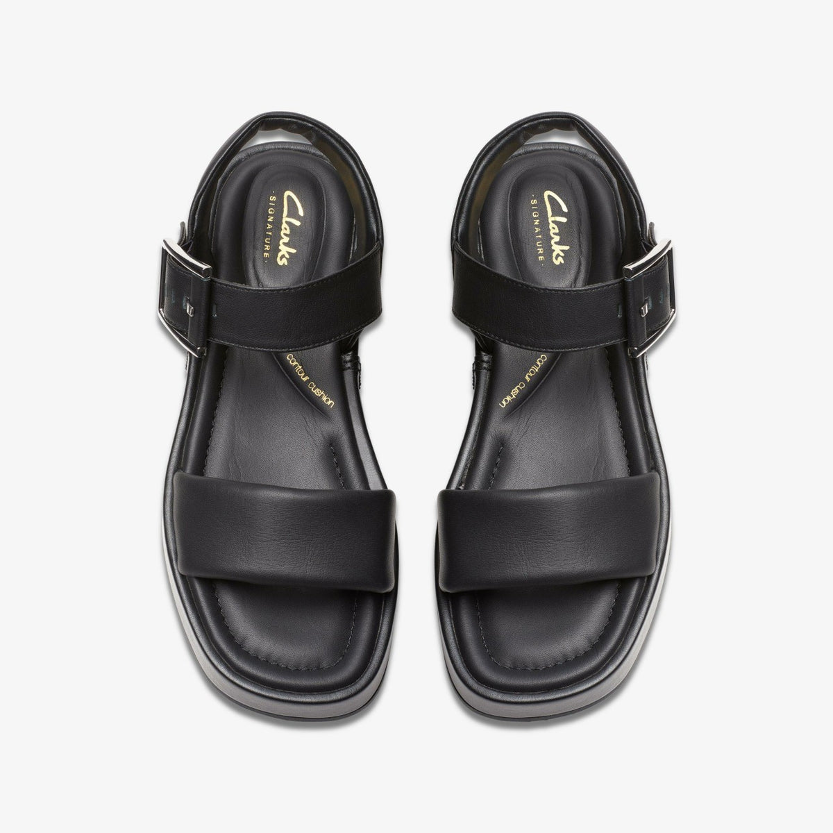 Alda Strap Black Leather - Clarks Women