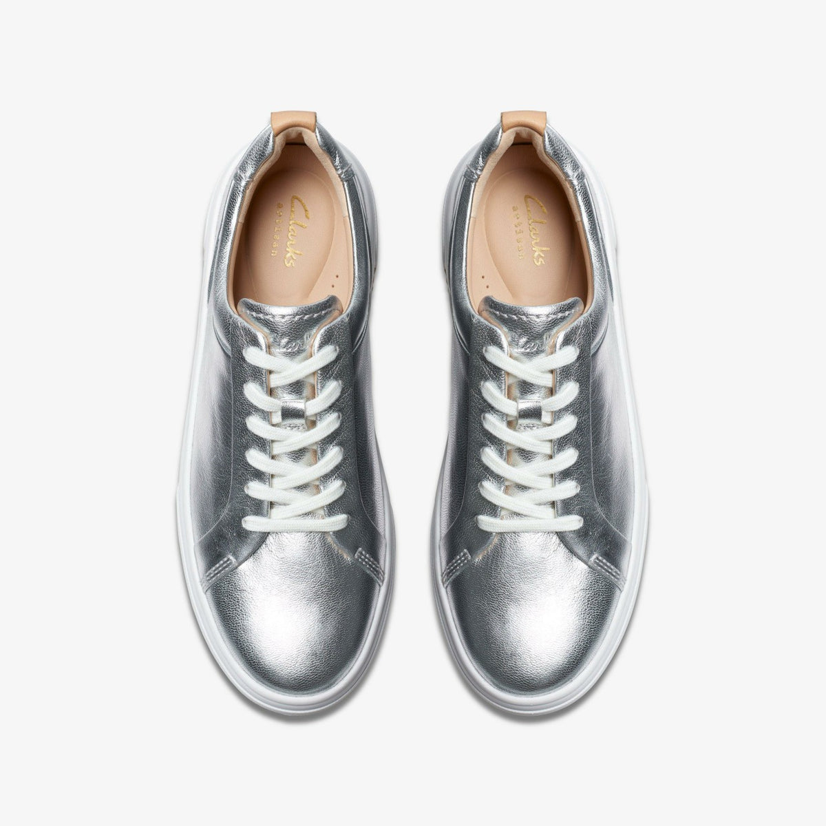 Hollyhock Walk Silver Leather - Clarks Women