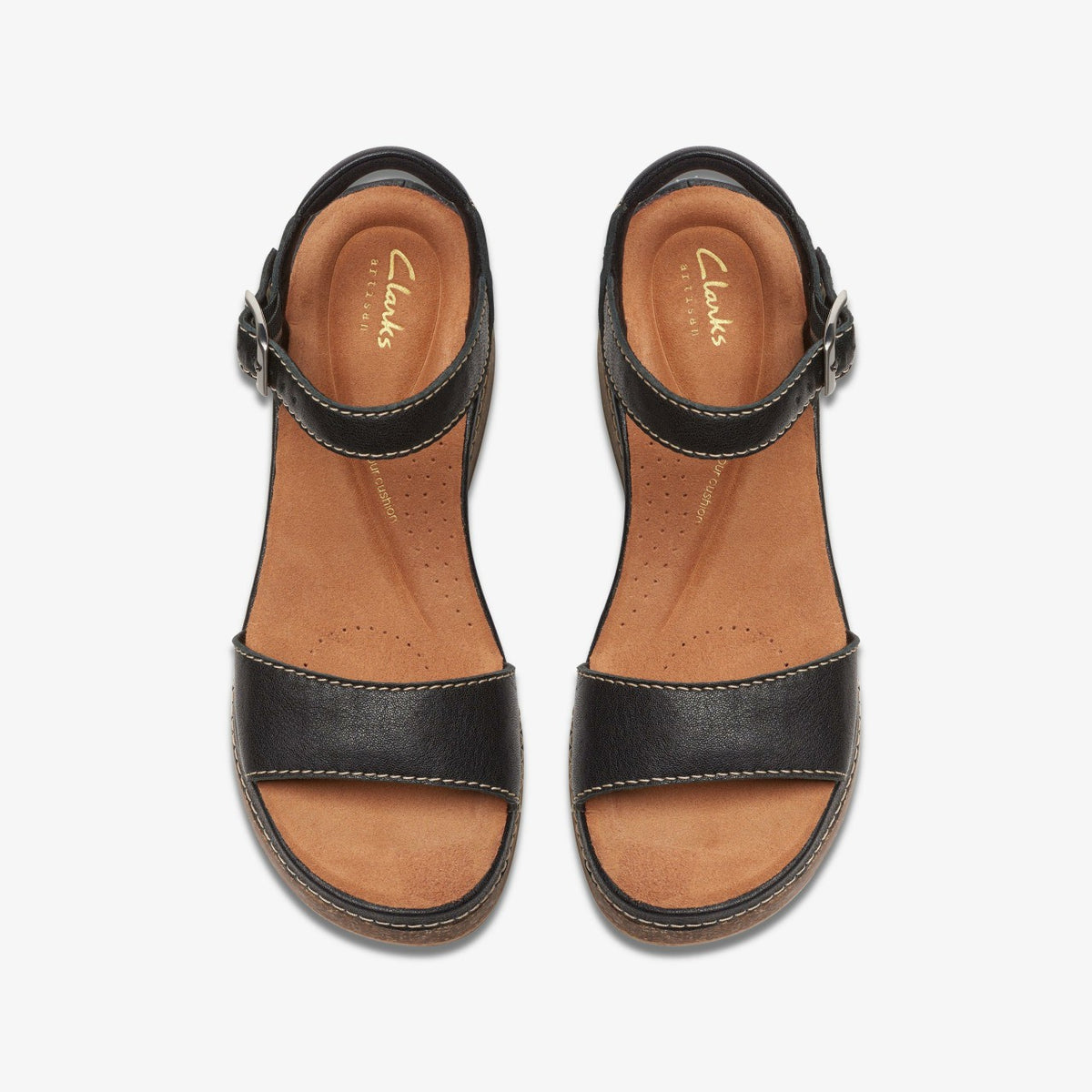 Kassanda Lily Black Leather - Clarks Women