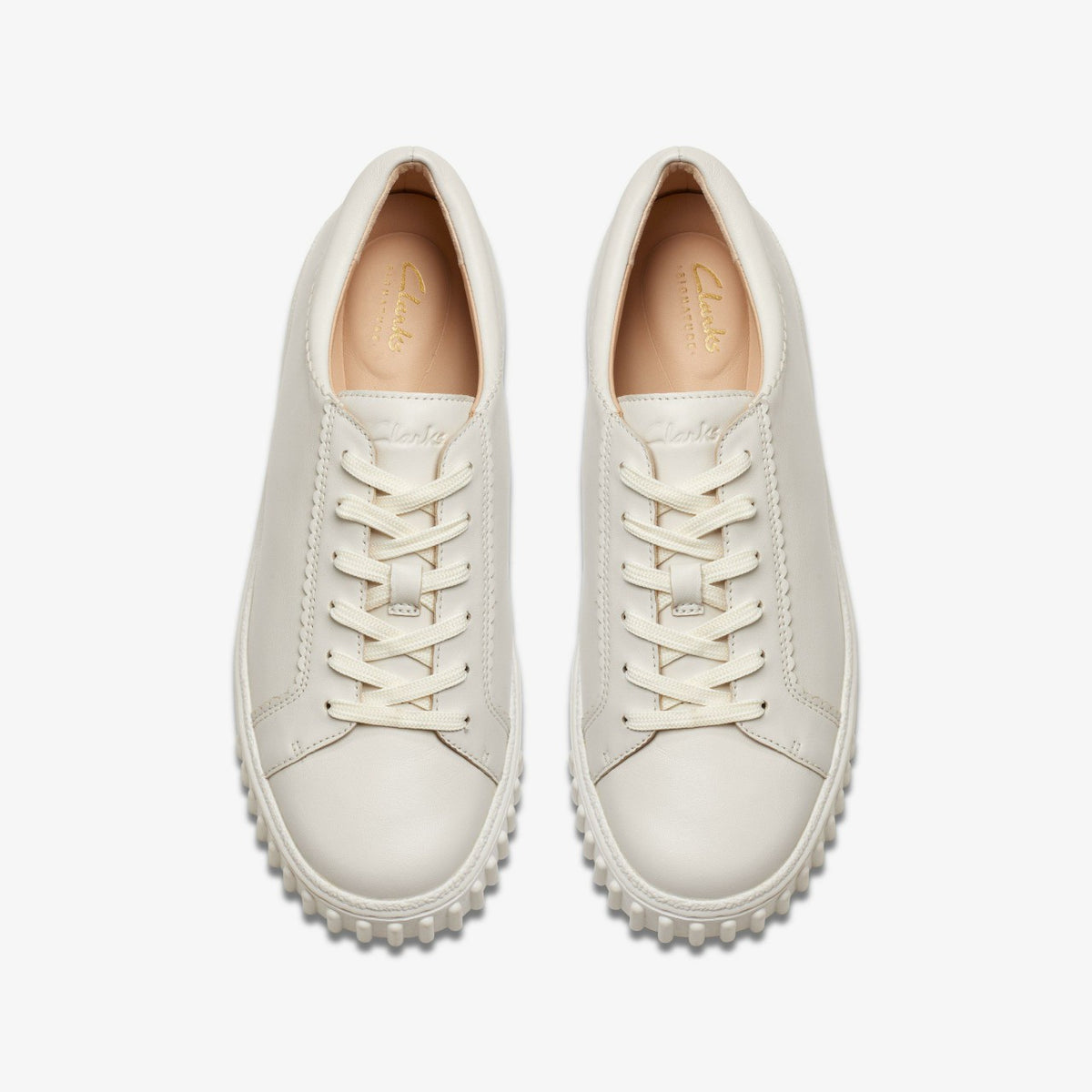 Mayhill Walk Off White Leather - Clarks Women