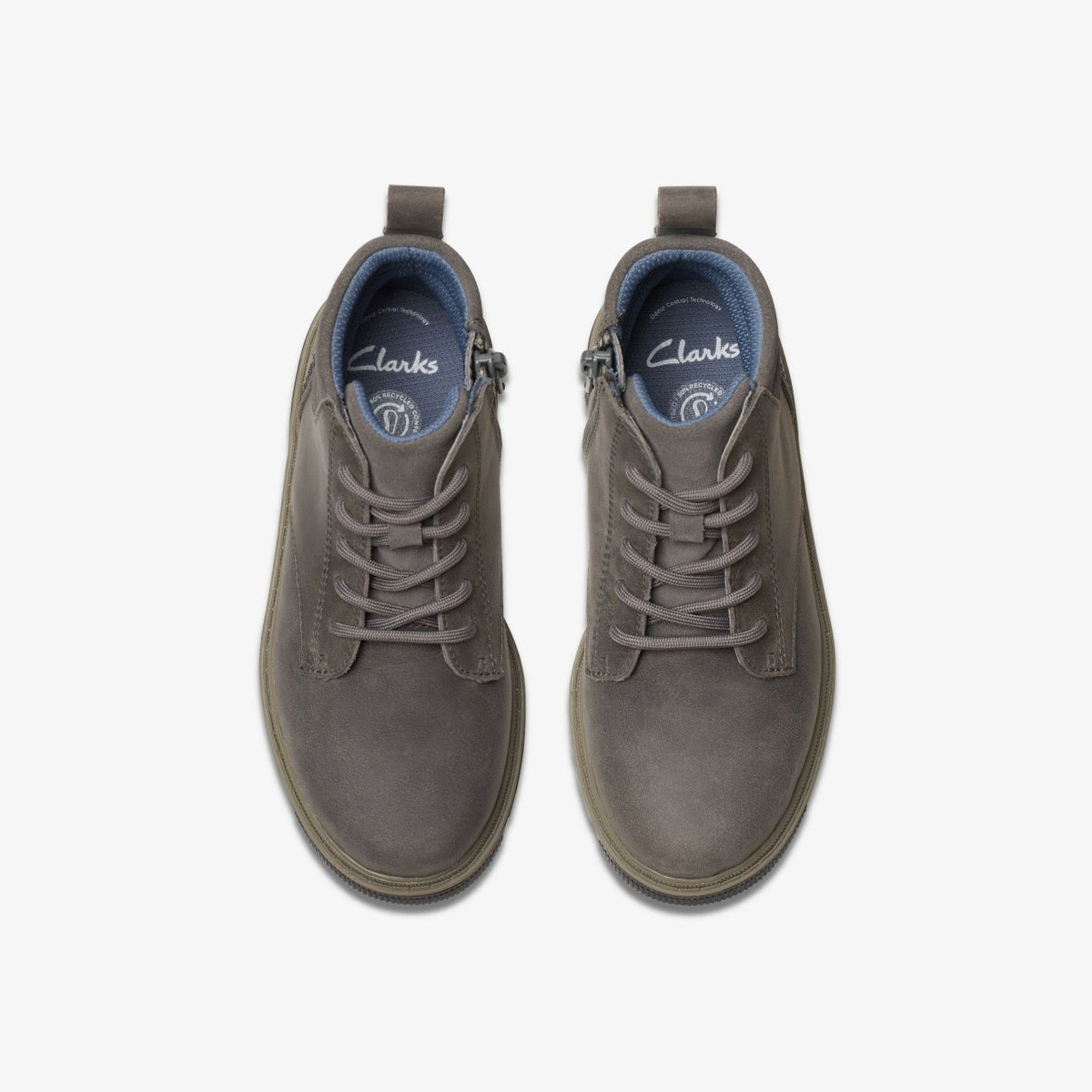 Lorcam Trail Older Dark Grey - Clarks Kids