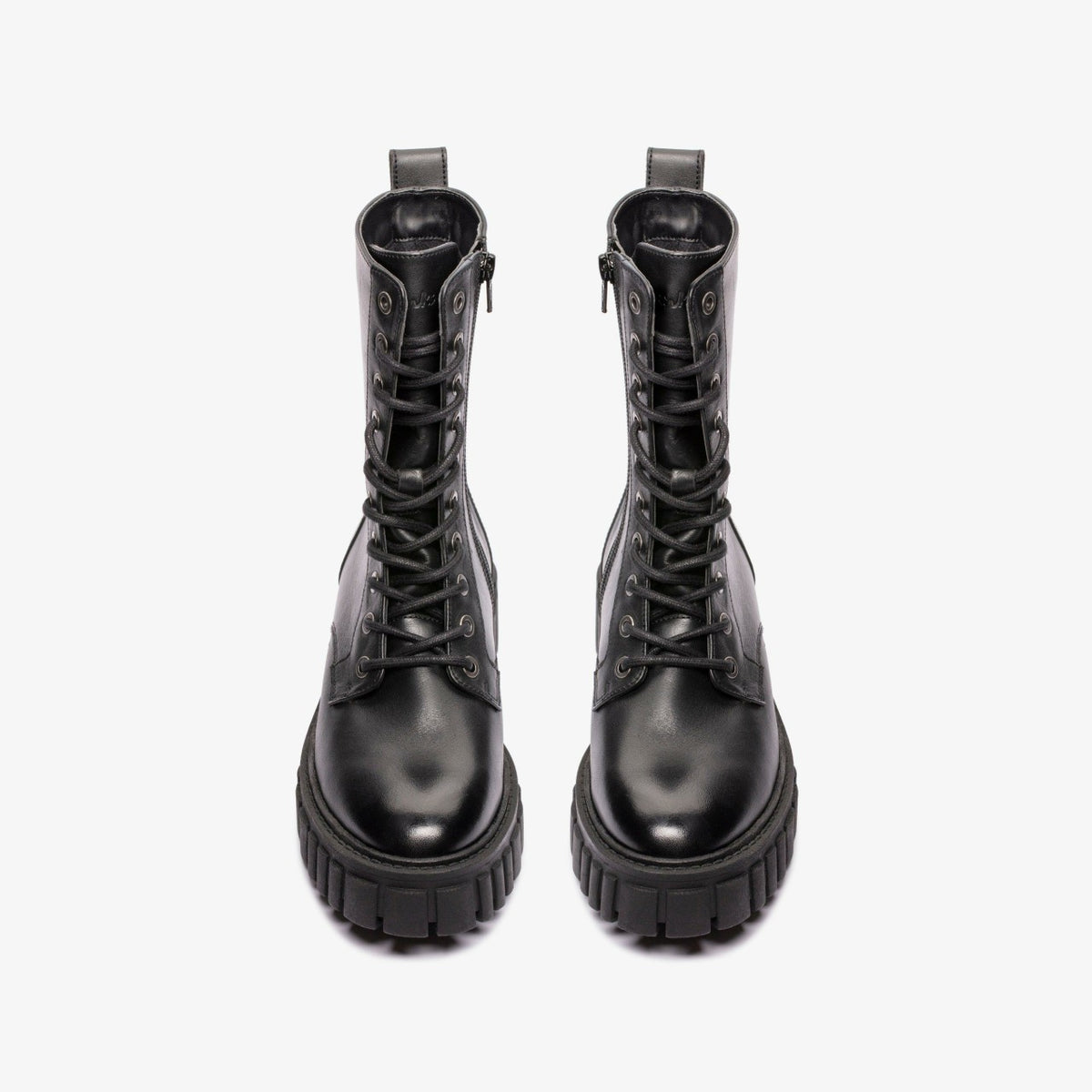 Page Lace Boot Black Leather - Clarks Women