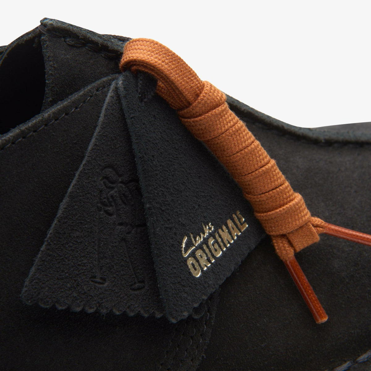 Desert Trek Black Suede - Clarks Men