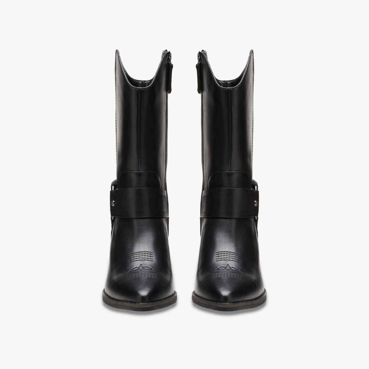 Morzine Rise Black Leather - Clarks Women