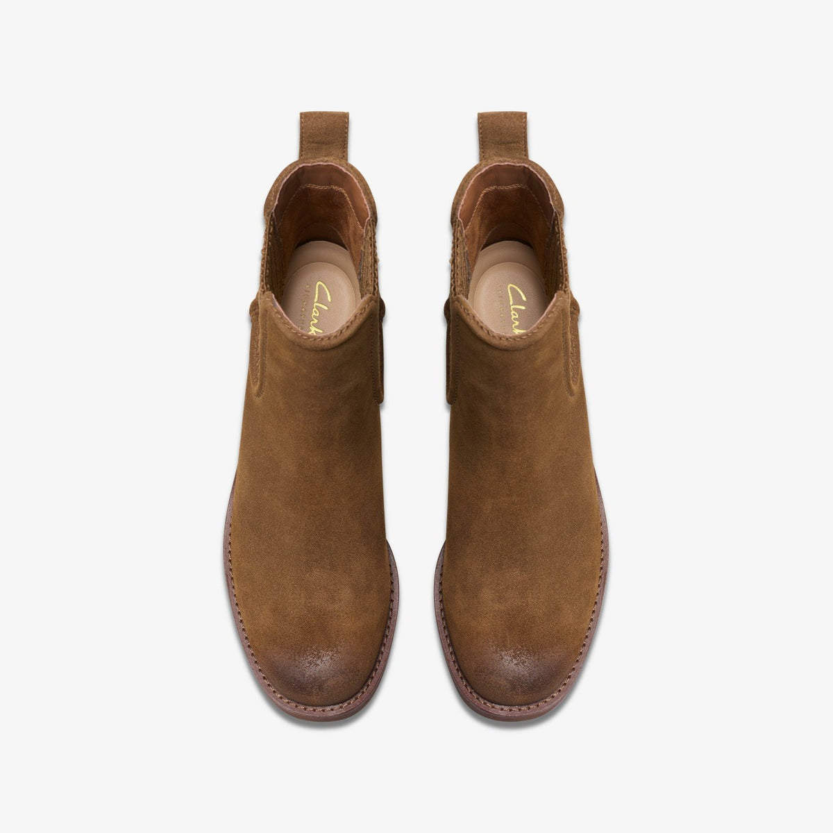 Chamberly Top Walnut Suede - Clarks Women