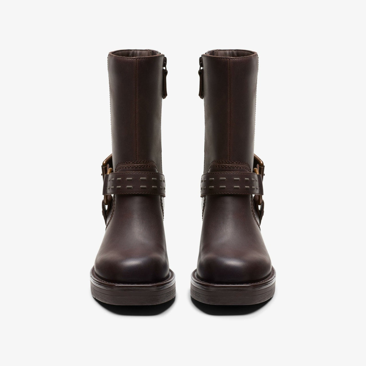 Rebelle Up Walnut Leather - Clarks Women