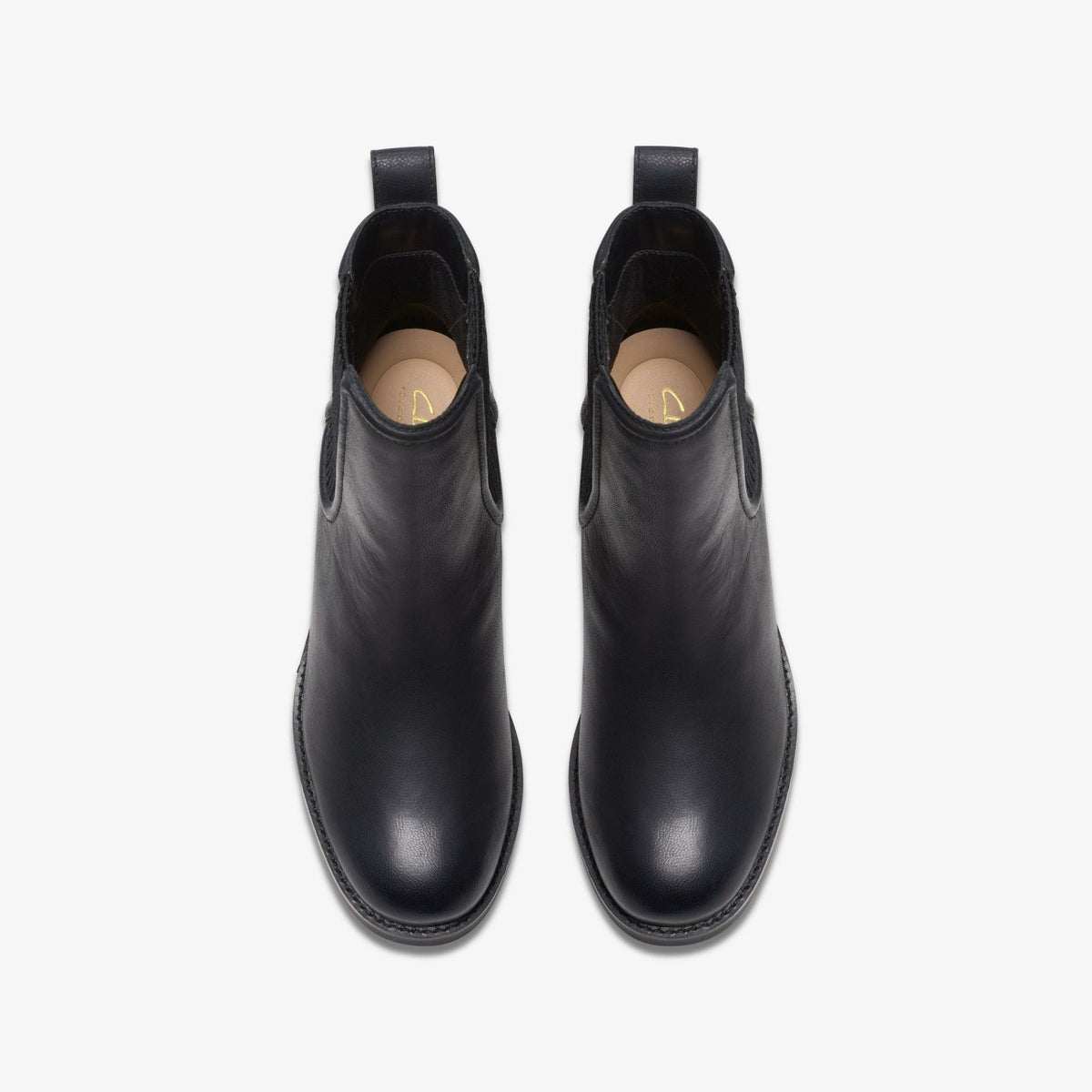 Chamberly Top Black Leather - Clarks Women