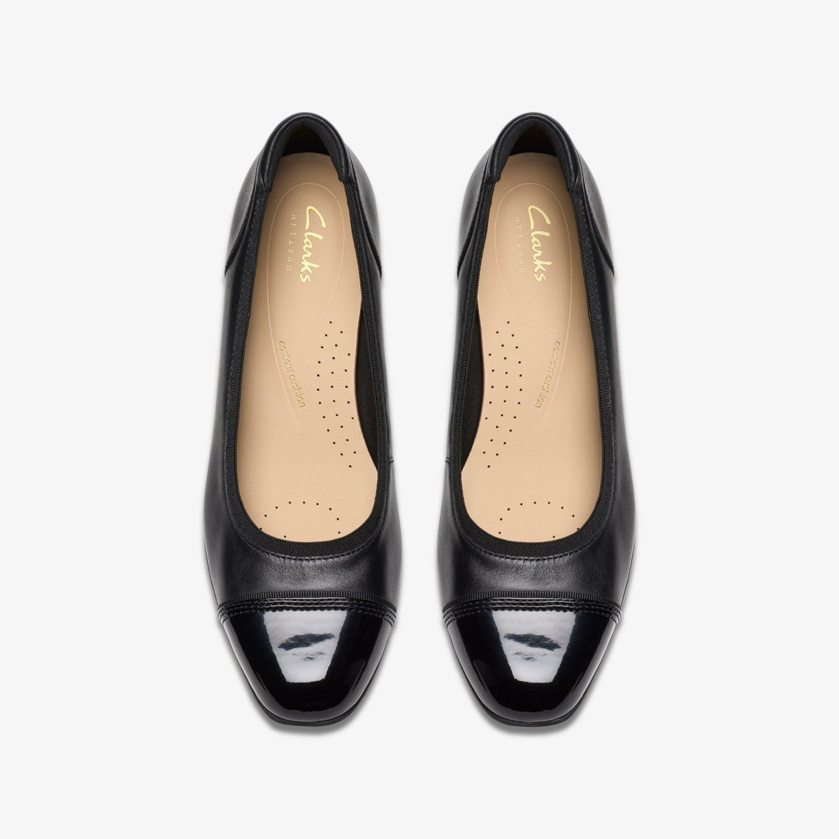 Krystine May Black Leather - Clarks Women