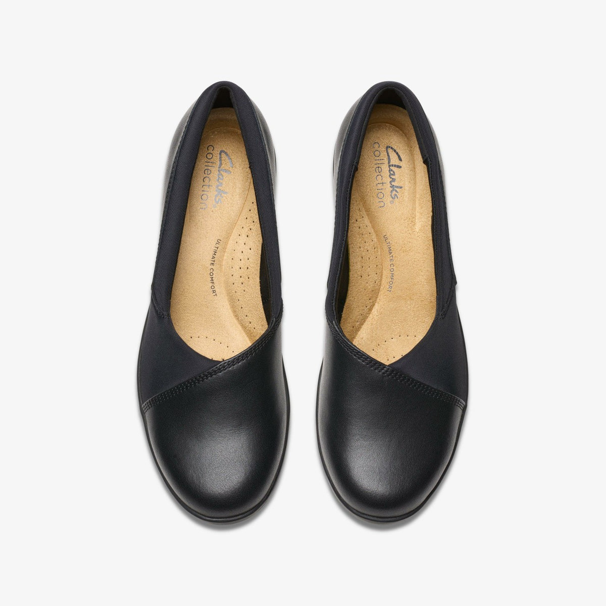 Suttyn Walk Black Leather - Clarks Women