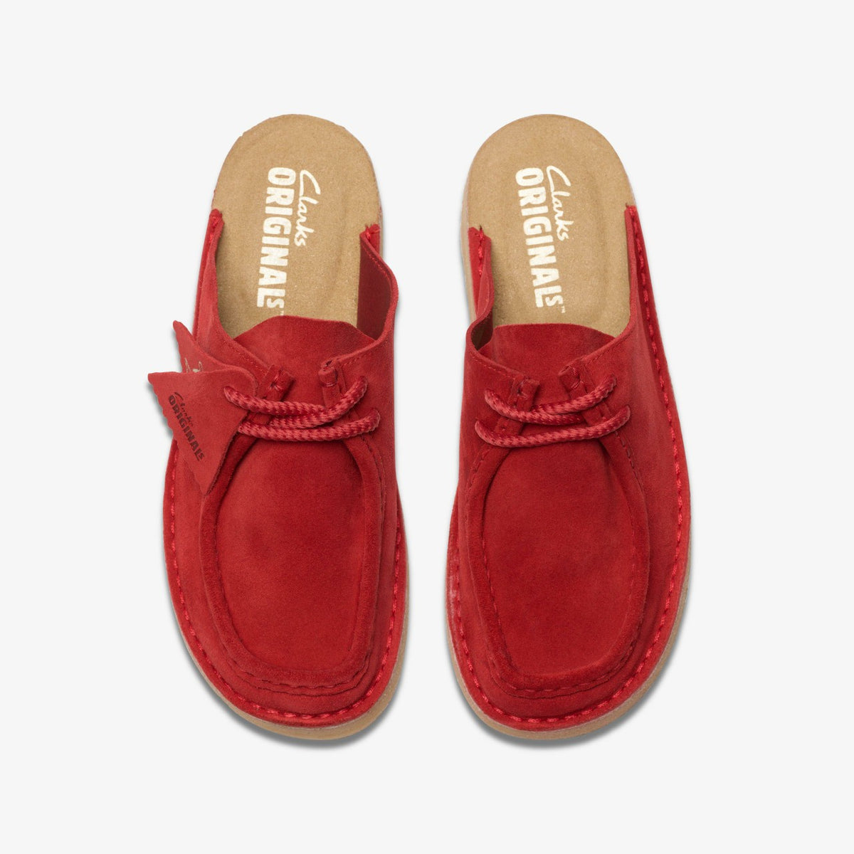 Desert Nomad Mule Red Suede - Clarks Women
