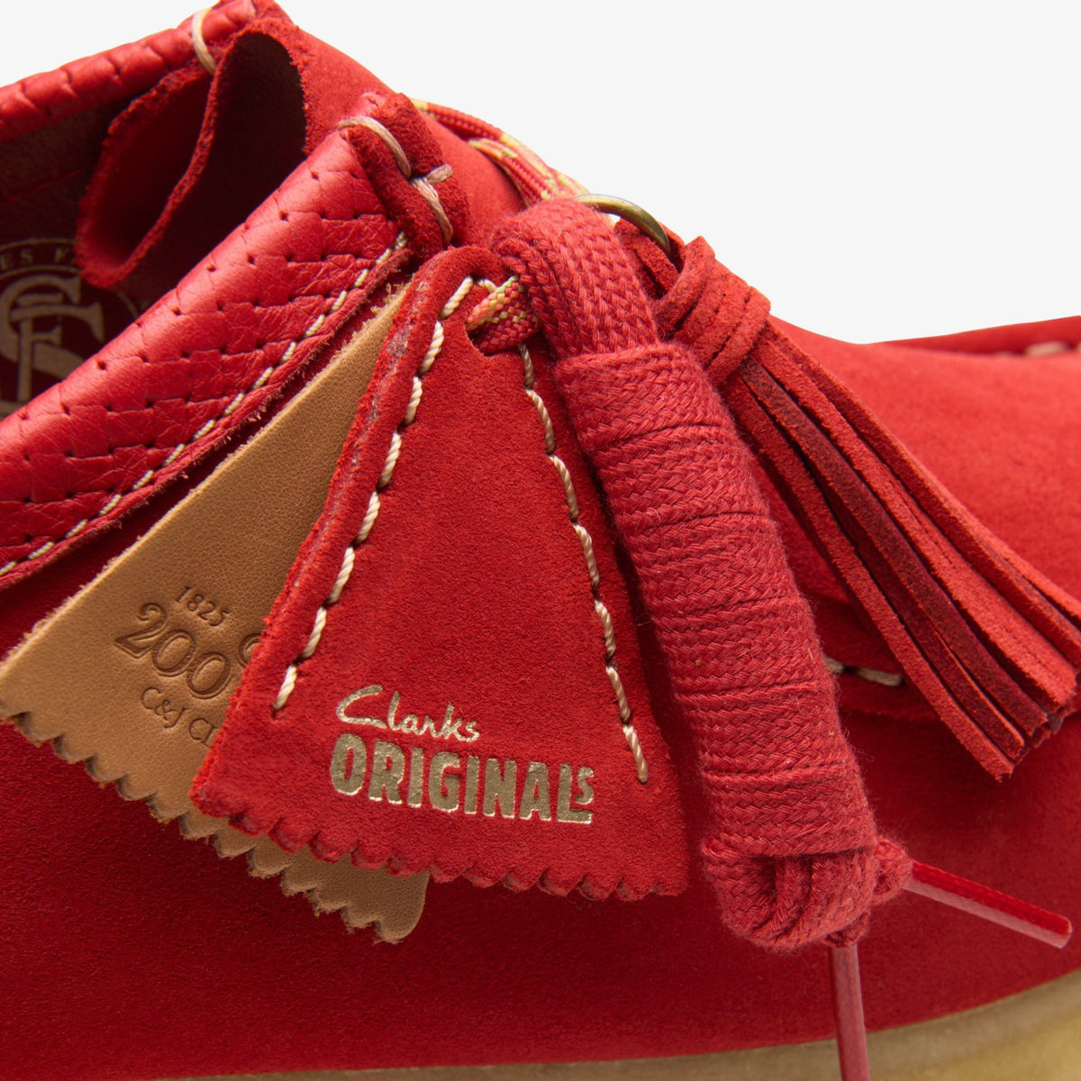 Wallabee Red Suede - Clarks Men
