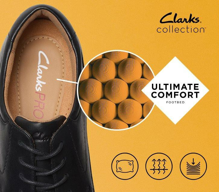 Eldredge Plain Dark Brown Leather - Clarks Men