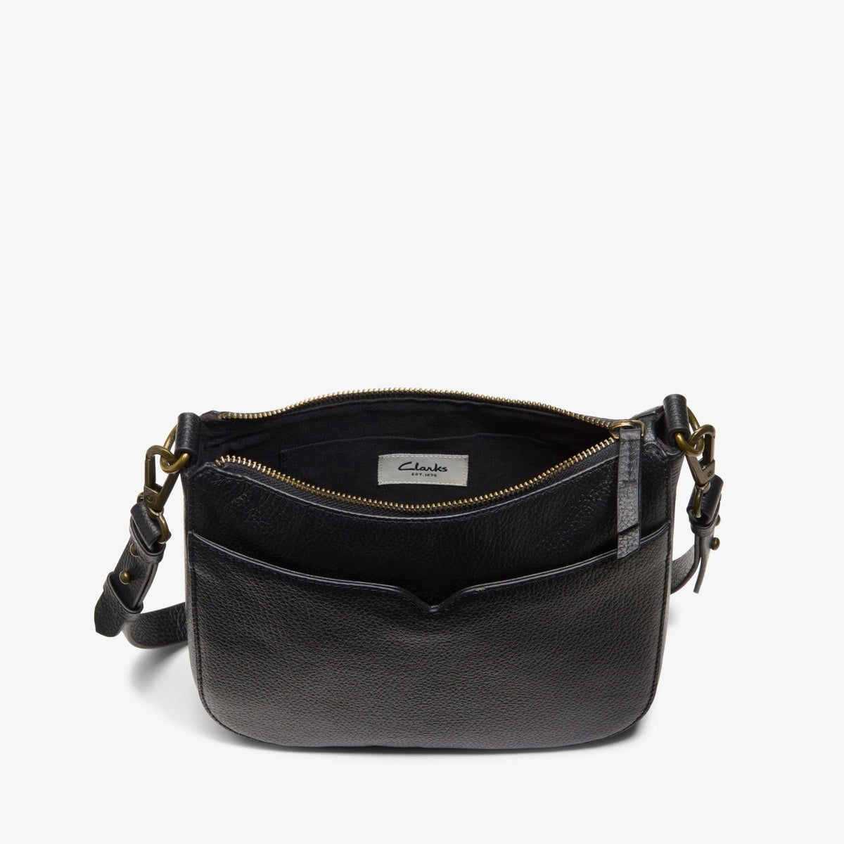 Topsham Willow Black Leather - Clarks Women