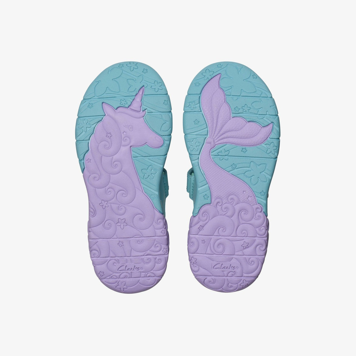 Tidal Shell Kid Light Blue Combination - Clarks Kids