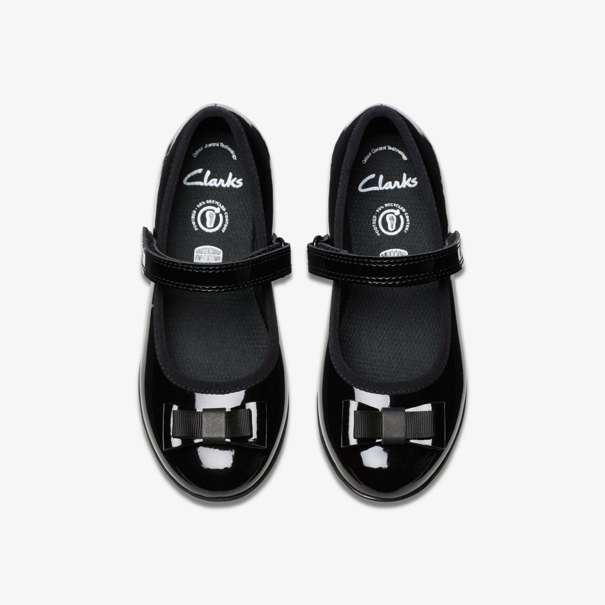 Finja Tap Kid Black Patent - Clarks Kids