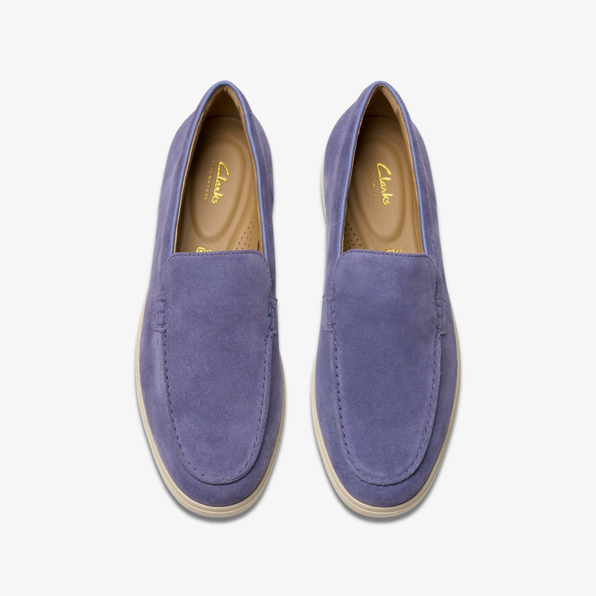 Torford Easy Dusk Blue Suede - Clarks Men