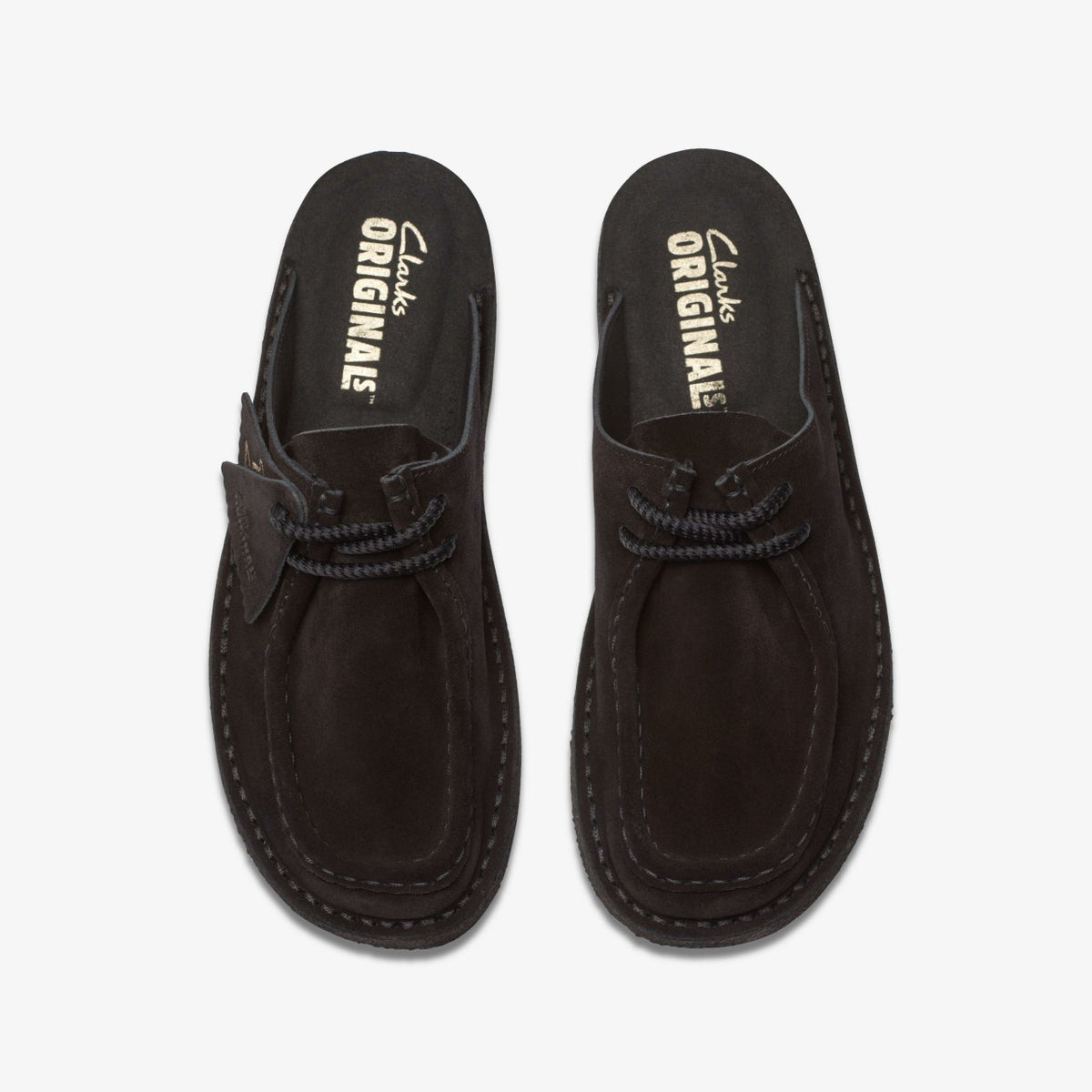 Desert Nomad Mule Black Suede - Clarks Women