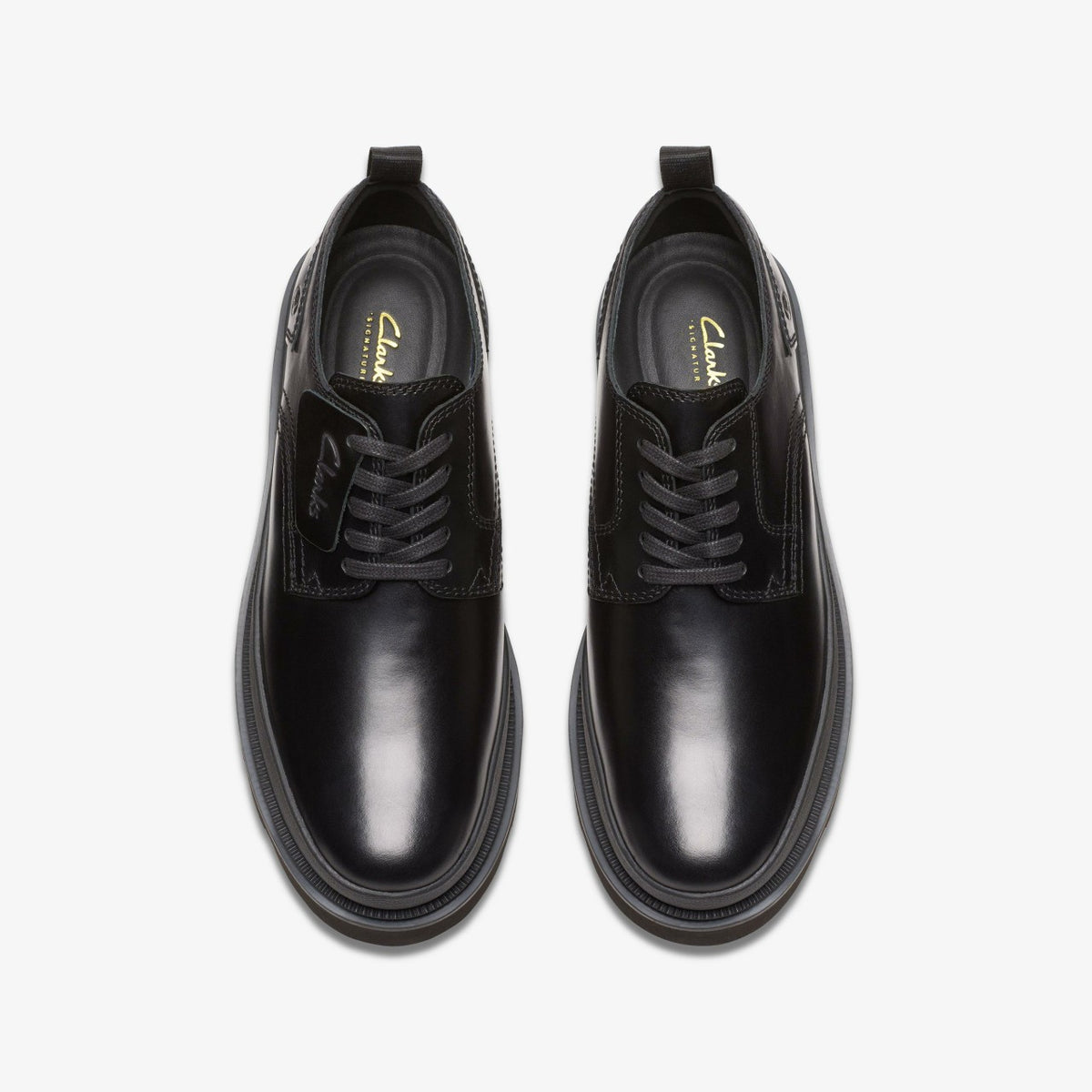 Badell Lace Black Leather - Clarks Men
