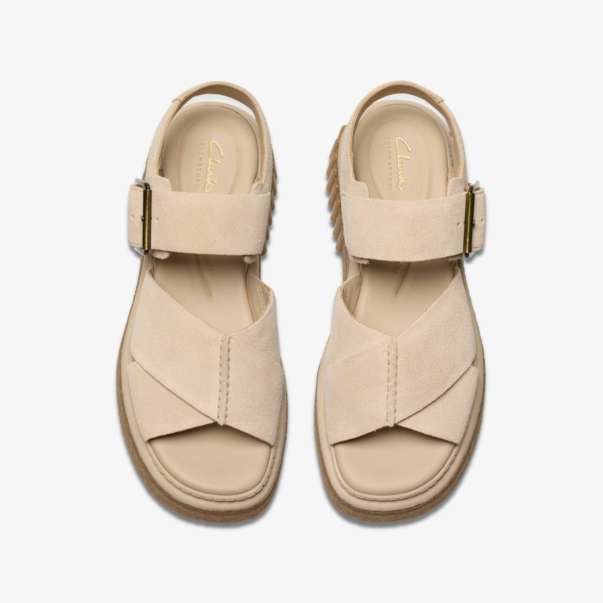 Evamar Wish Ecru Suede - Clarks Women