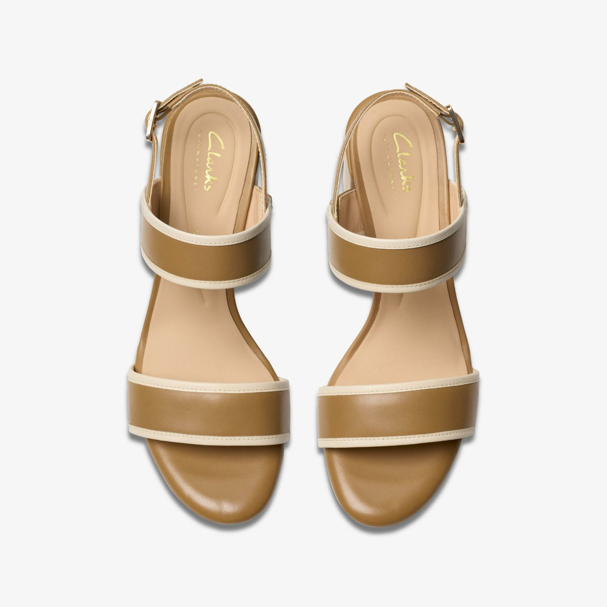 Ezoria Sling Light Tan Combination - Clarks Women