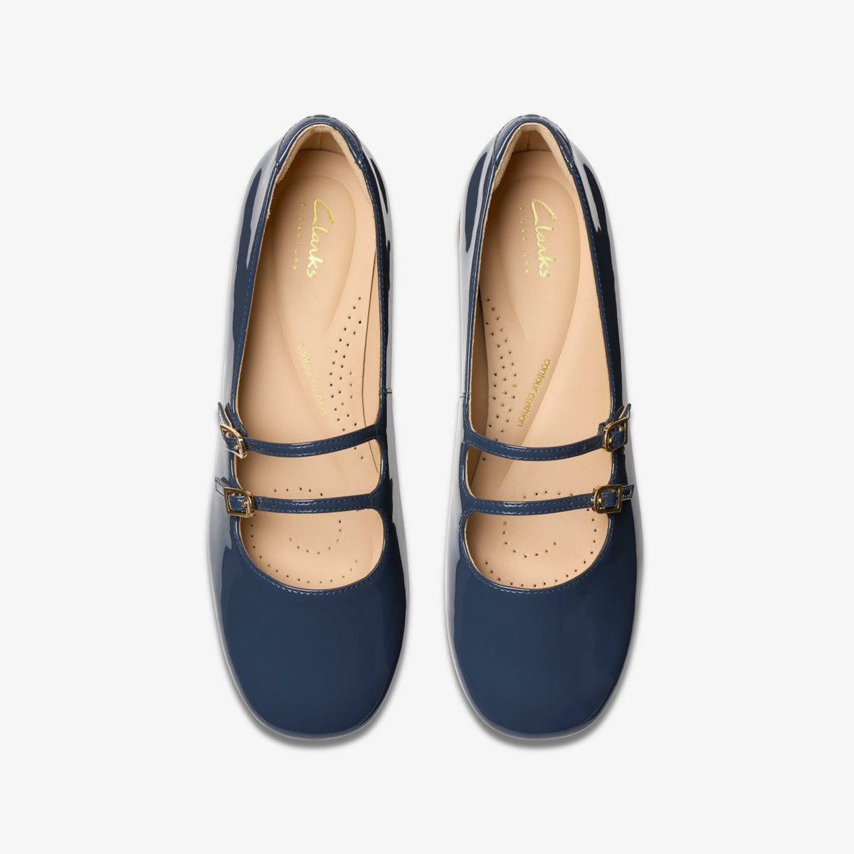 Daiss 30 Shine Navy Patent - Clarks Women
