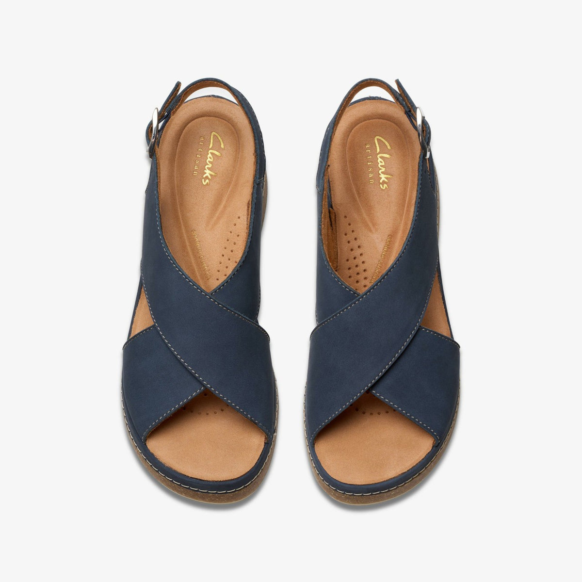 Kassanda Step Navy Nubuck - Clarks Women