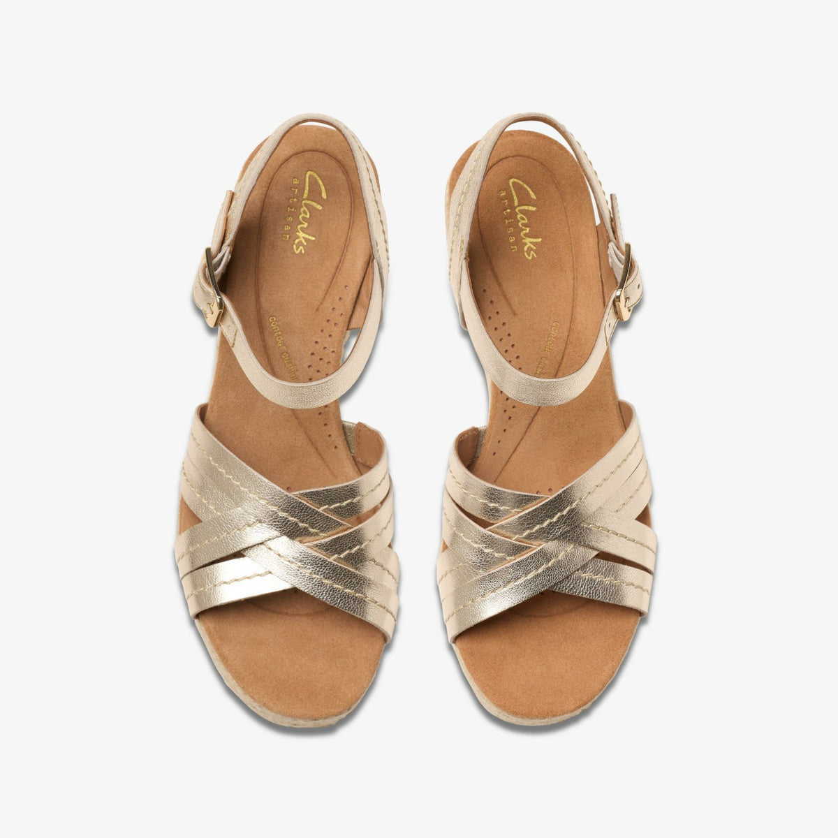 Sabina Strap Champagne - Clarks Women