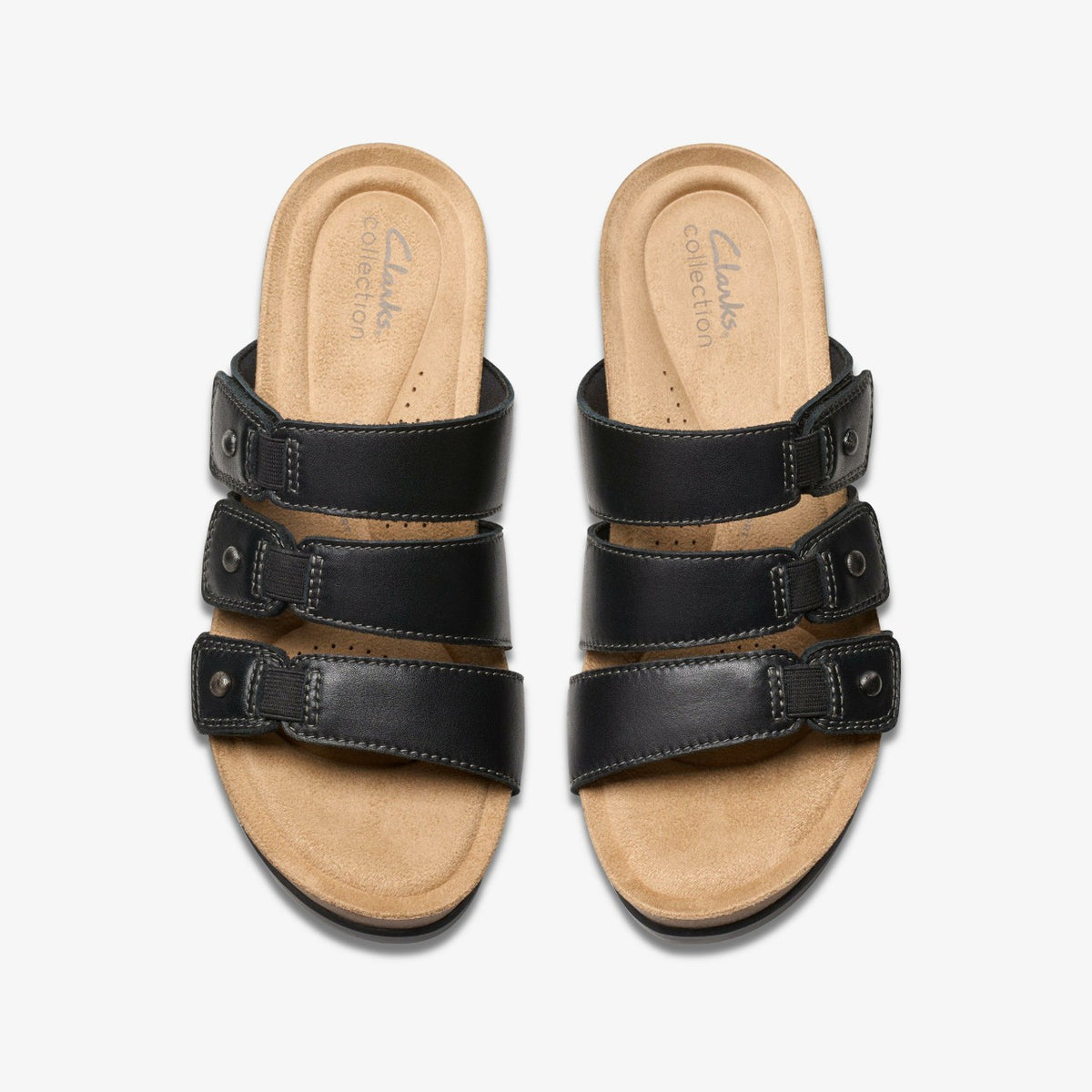 Calenne Lily Black Leather - Clarks Women