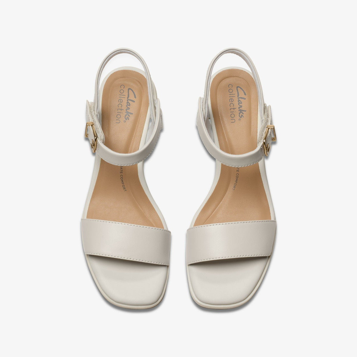 Jaylan Ray Off White Leather - Clarks Women