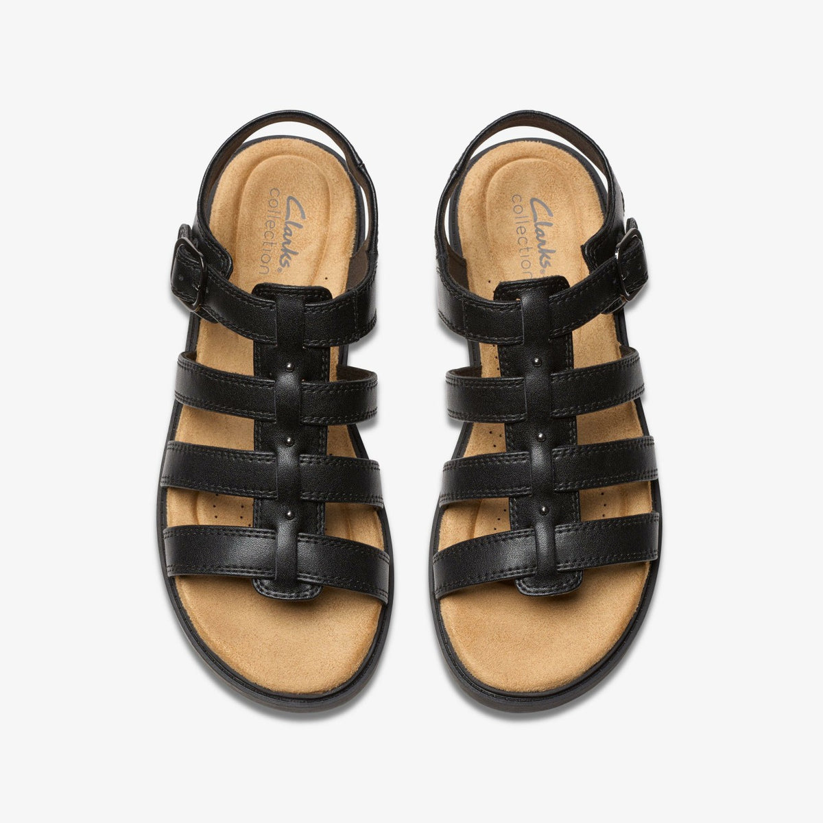 Trivanni Lux Black Leather - Clarks Women
