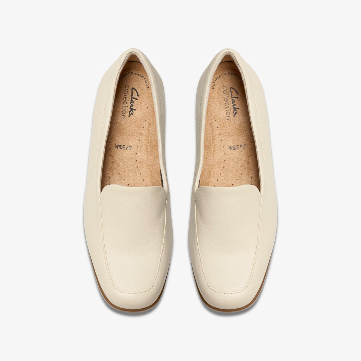 Georgia Cream Leather - Clarks Women