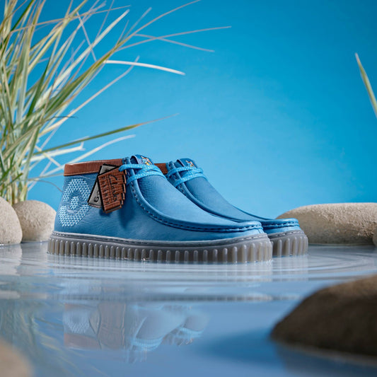 Torhill Explore Blue Leather - Clarks Men|Women