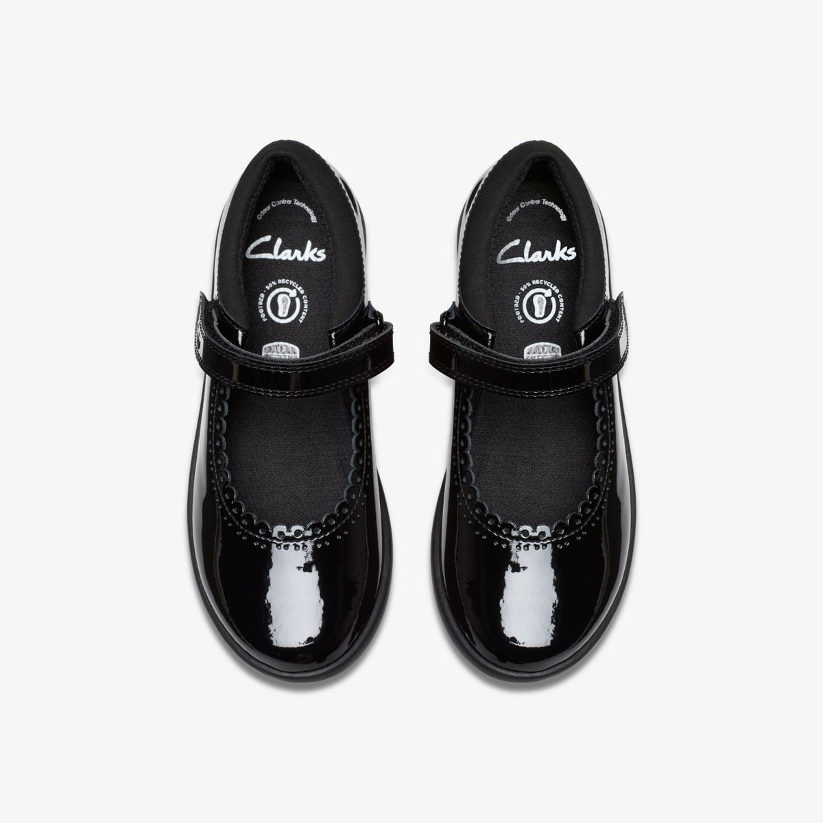 Etch Pure Kid Black Patent - Clarks Kids