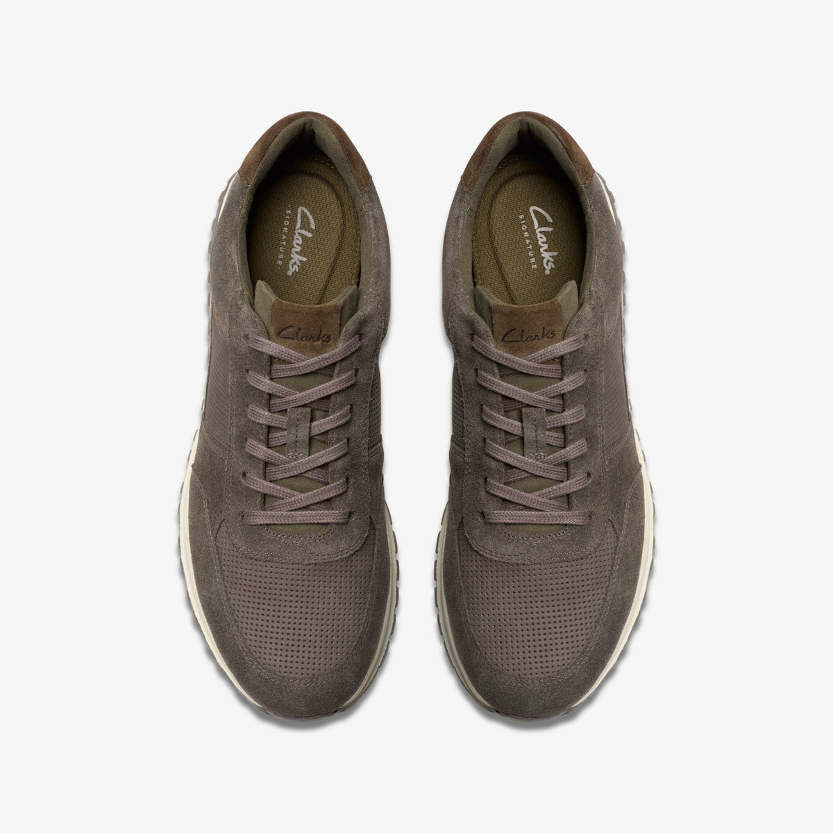 Radwell Lace Dark Grey Combination - Clarks Men