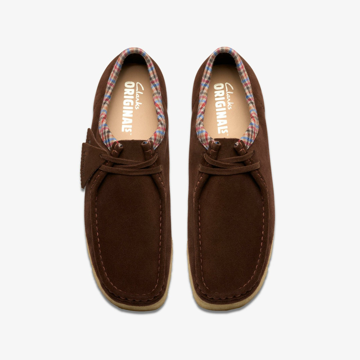 Wallabee Chocolate Combination - Clarks Men