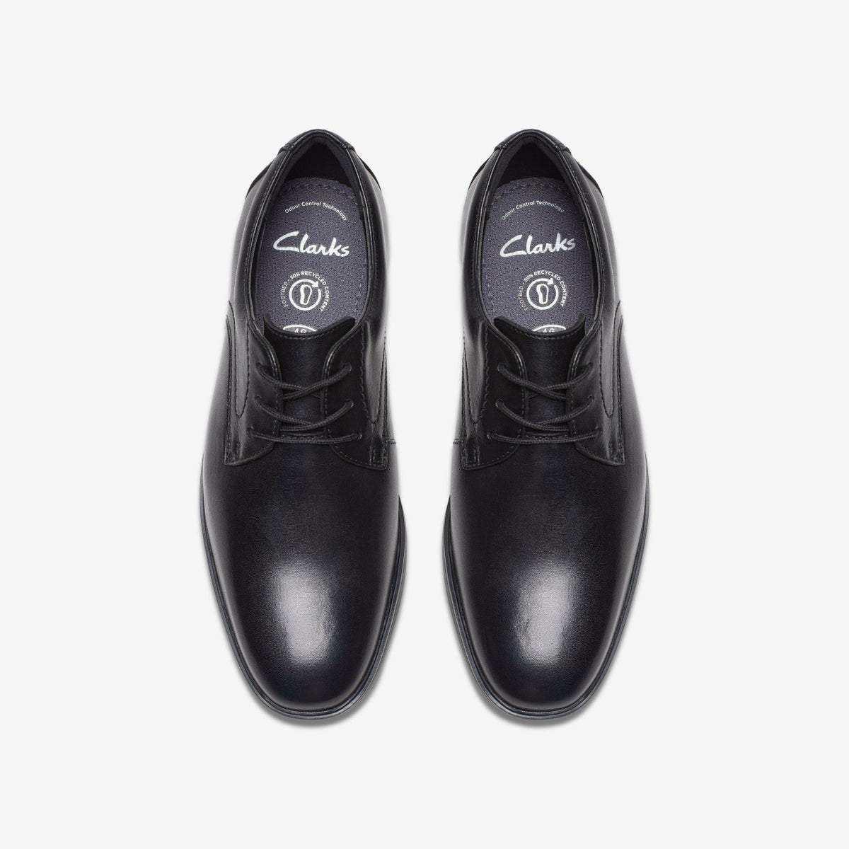Jonwin Step Youth Black Leather - Clarks Kids