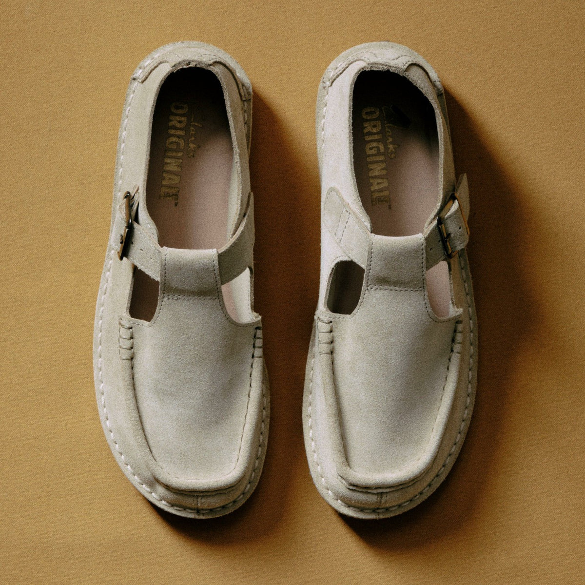 Nomad T Bar Maple Suede - Clarks Men