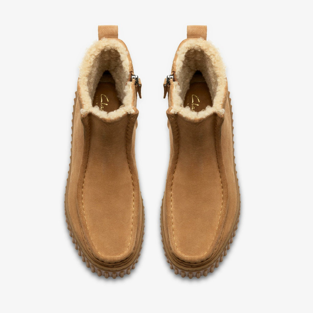 Torhill Cozy Light Tan Warmlined - Clarks Women
