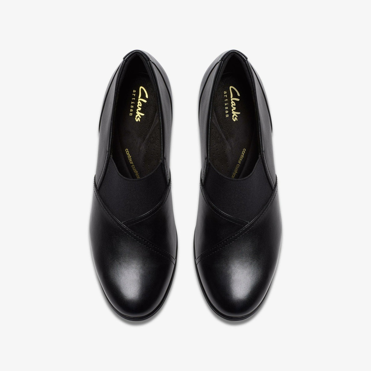 Shaya Tess Black Leather - Clarks Women