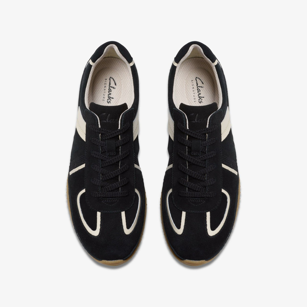 Meridor Lo Black Combination Suede - Clarks Women